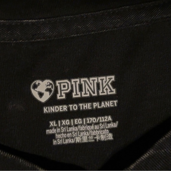 PINK Brand Long Sleeve T shirt XL Kinder to the Planet - Picture 5 of 6